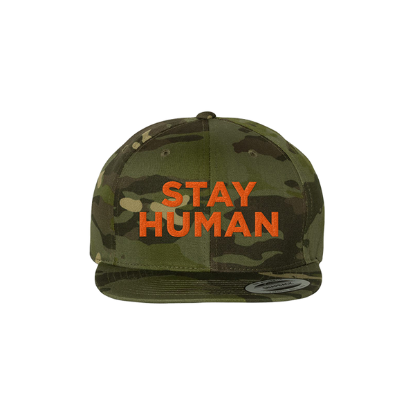 Michael Franti & Spearhead - Stay Human Camo Snapback Hat
