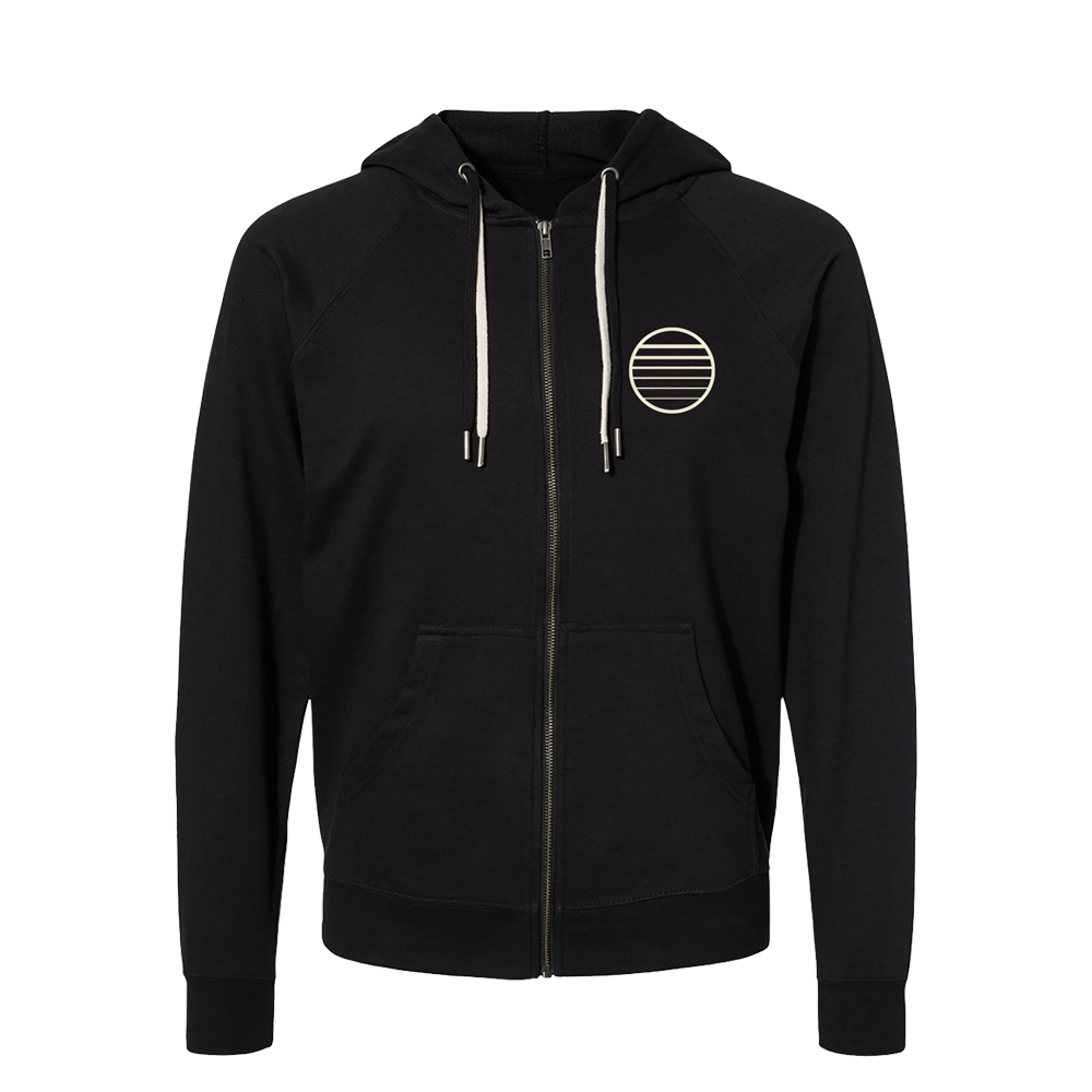 Work Hard Skull Zip Up Hoodie