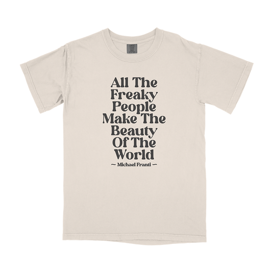 Official Michael Franti Merchandise - Ivory Freaky Tee