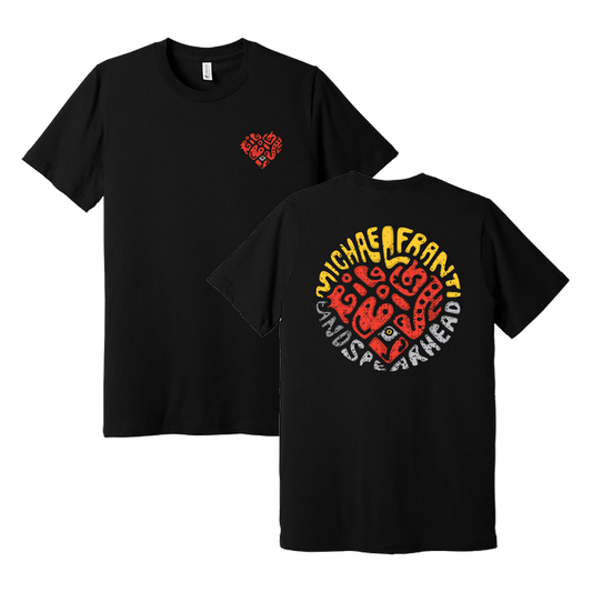 Official Michael Franti Merchandise - Black Heart Tee