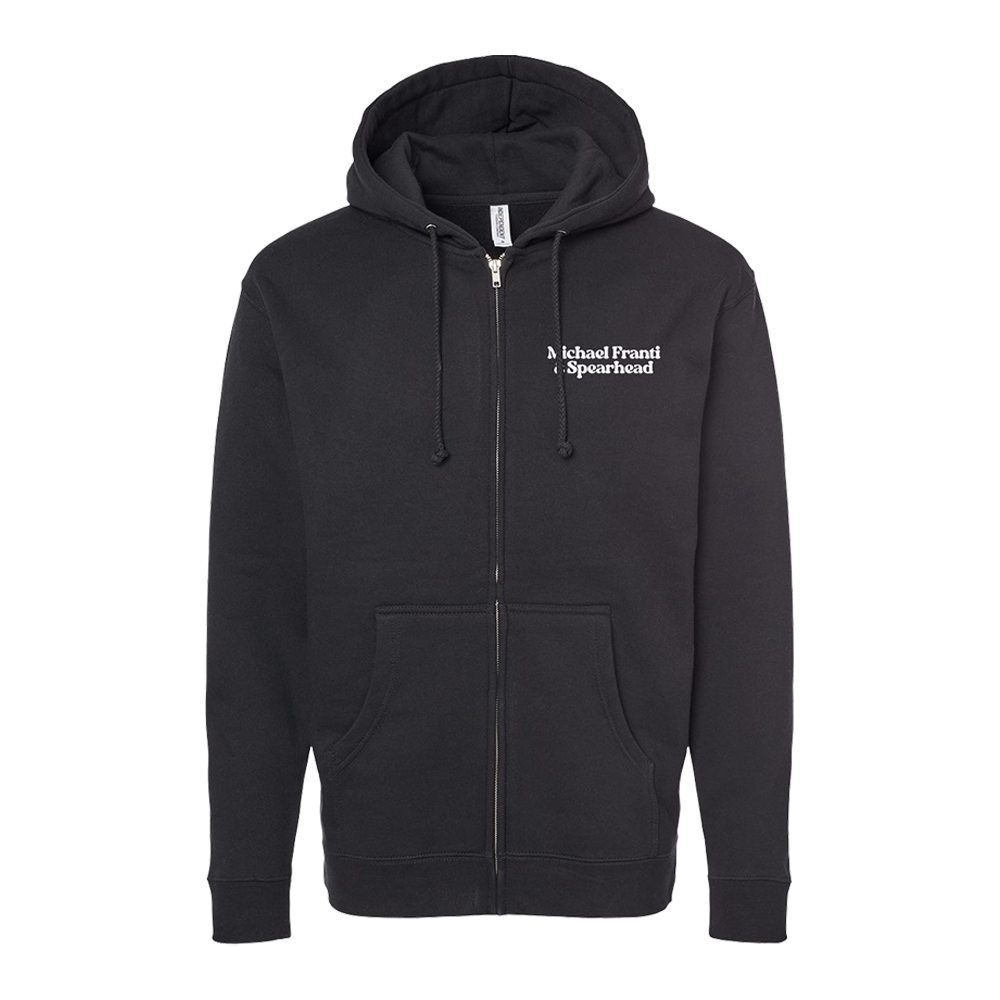 Official Michael Franti Merchandise - Work Hard & Be Nice Zip Up Hoodie