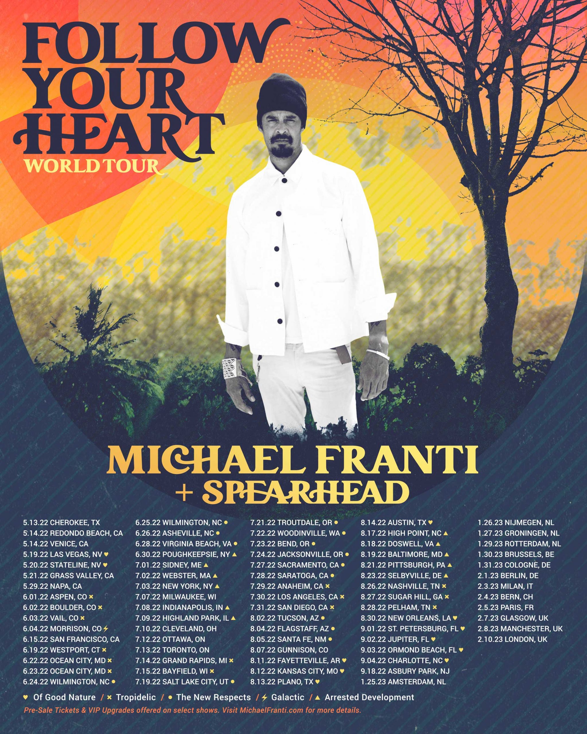 NEW FOLLOW YOUR HEART TOUR DATES ADDED!
